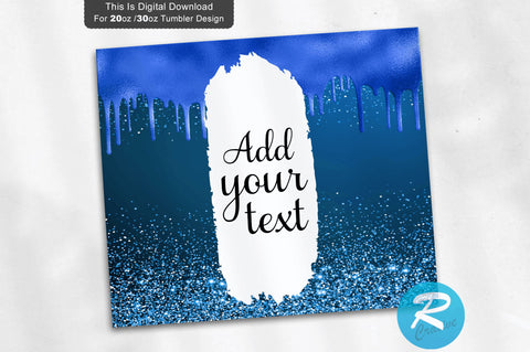 Blue Galaxy 20 oz / 30 oz Tumbler PNG Sublimation Regulrcrative 