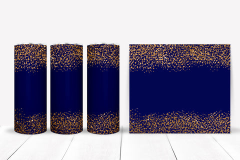 Blue Glitter Tumbler Sublimation I 20 Oz Tumbler Wrap PNG Sublimation Happy Printables Club 