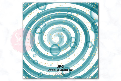 Blue Ink Glitter Digital Papers Backgrounds Set Digital Pattern SineDigitalDesign 