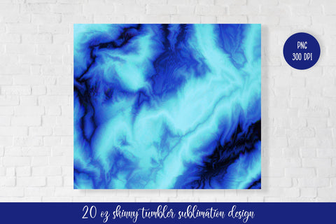 Blue Marble Tumbler Sublimation Design. Tumbler Full Wrap Sublimation LaBelezoka 