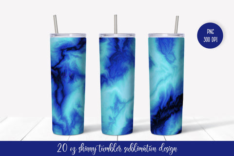 Blue Marble Tumbler Sublimation Design. Tumbler Full Wrap Sublimation LaBelezoka 
