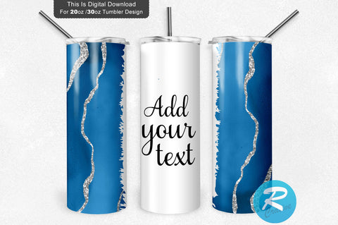 Blue Milky 20 oz / 30 oz Tumbler PNG Sublimation Regulrcrative 