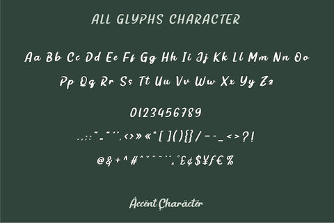 Blue Moon Font twinletter 