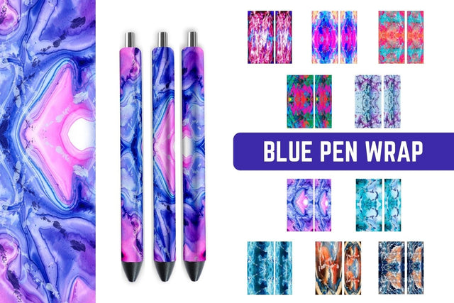 Blue Pen Sublimation Sublimation SvgOcean 