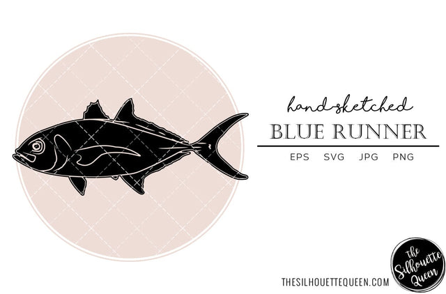 Blue Runner Hand sketched, hand drawn vector clipart SVG Loveleen Kaur 