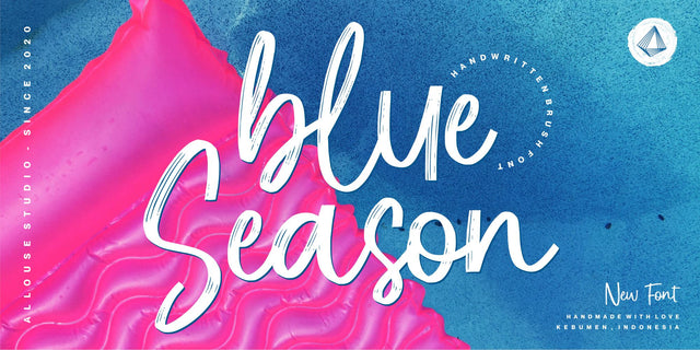 Blue Season Font Allouse.Studio 