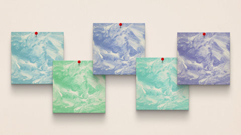 Blue Shades Texture Digital Paper Collection Digital Pattern TheCrafterDepot 