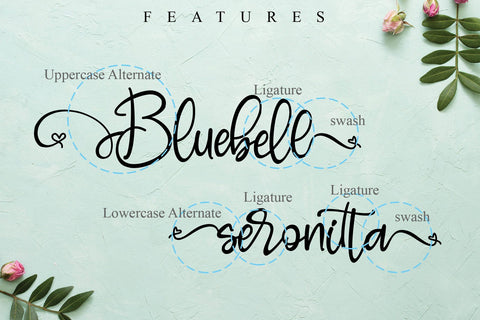 Bluebell Font Letterara 