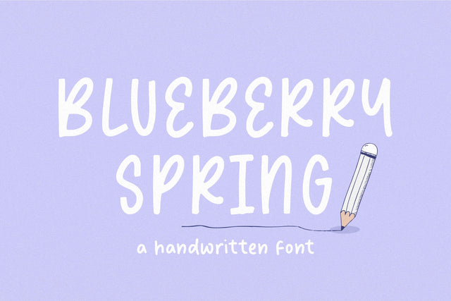 Blueberry Spring Font Font Balpirick 