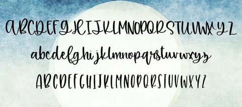 BlueMoon SoFontsy Exclusive (Copy) Font On The Spot Studio 
