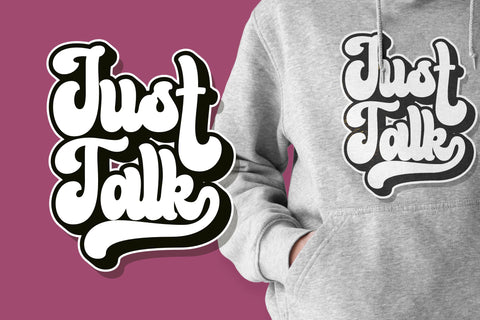 Bluend - Retro Bold Script Font ahweproject 