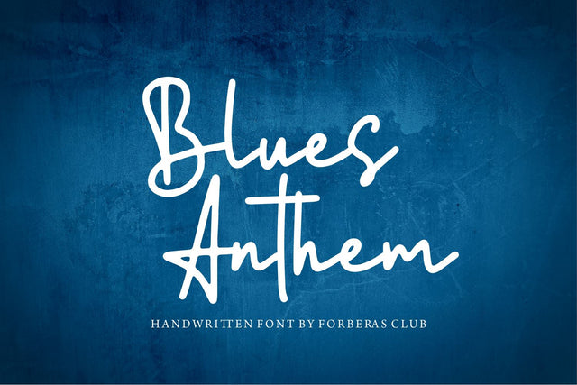 Blues Anthem Font Forberas 