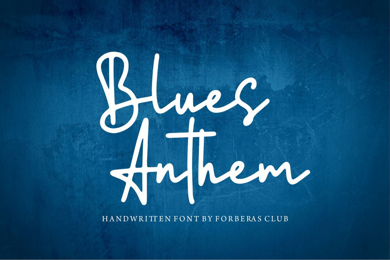 Blues Anthem Font Forberas 
