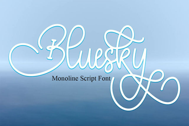 Bluesky Font Supersemar Letter 