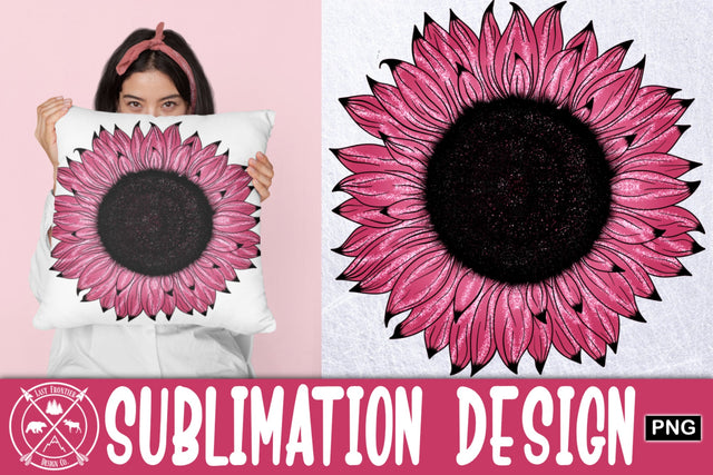 Blush Pink Sunflower Sublimation|Sublimation PNG Sublimation Last Frontier Design Co. 