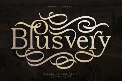 Blusvery Typeface Font Storytype Studio 
