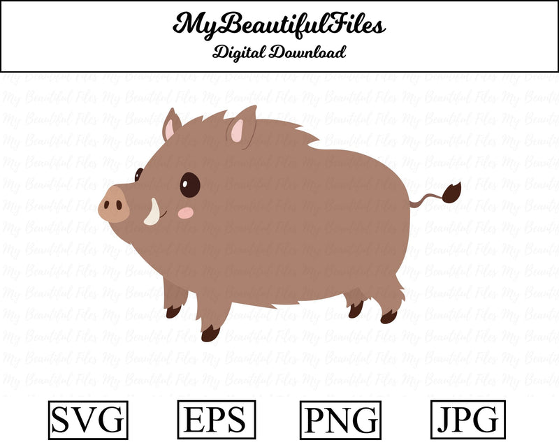 Boar - Animal SVG MyBeautifulFiles 