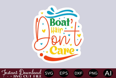 Boat Hair Don't Care-01 svg SVG designmaster24 
