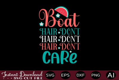Boat Hair Don't Care-01 SVG SVG designmaster24 