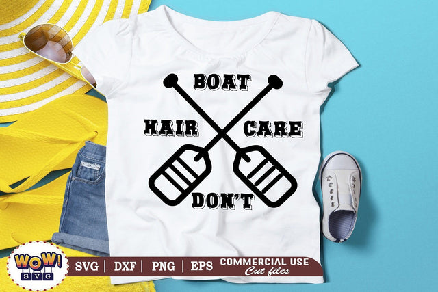 Boat hair don't care svg, Summer svg, Beach svg, Png, Dxf SVG Wowsvgstudio 