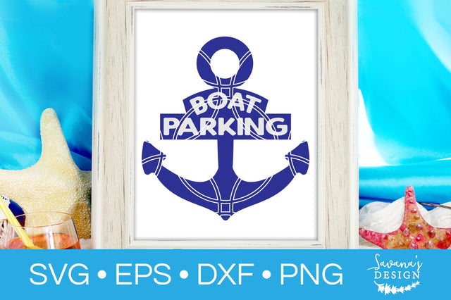 Boat Parking SVG SVG SavanasDesign 