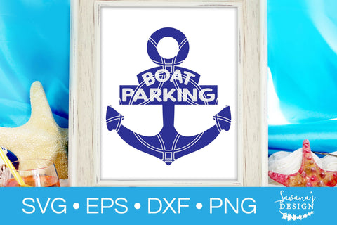 Boat Parking SVG SVG SavanasDesign 