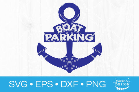 Boat Parking SVG SVG SavanasDesign 