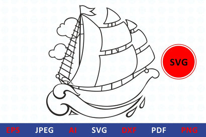 Boat SVG cut files Sailboat svg SVG Zoya Miller 