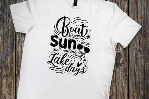 Boat Waves, Sun Rays SVG SVG VectorSVGdesign 