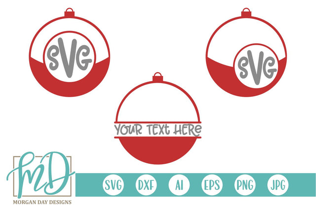 Bobber Monogram SVG Morgan Day Designs 