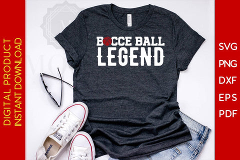 Bocce Ball Legend SVG PNG PDF Cut File SVG Creativedesigntee 