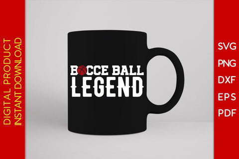 Bocce Ball Legend SVG PNG PDF Cut File SVG Creativedesigntee 