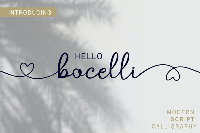 bocelli script Font Fajri Adi 