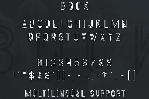 Bock - Logo Font Font VPcreativeshop 