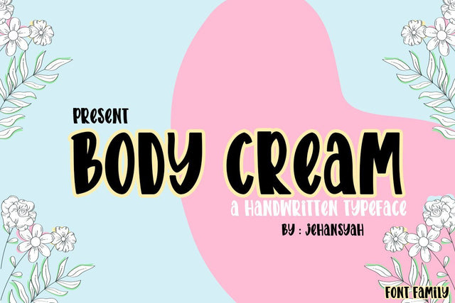 Body Cream Font JH-CreativeFont 