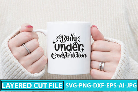 Body Under Construction SVG Cut File SVG Syaman 