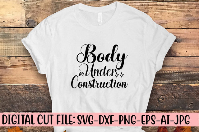 Body Under Construction SVG Cut File SVG Syaman 