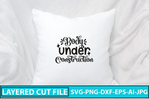 Body Under Construction SVG Cut File SVG Syaman 
