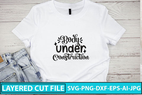 Body Under Construction SVG Cut File SVG Syaman 