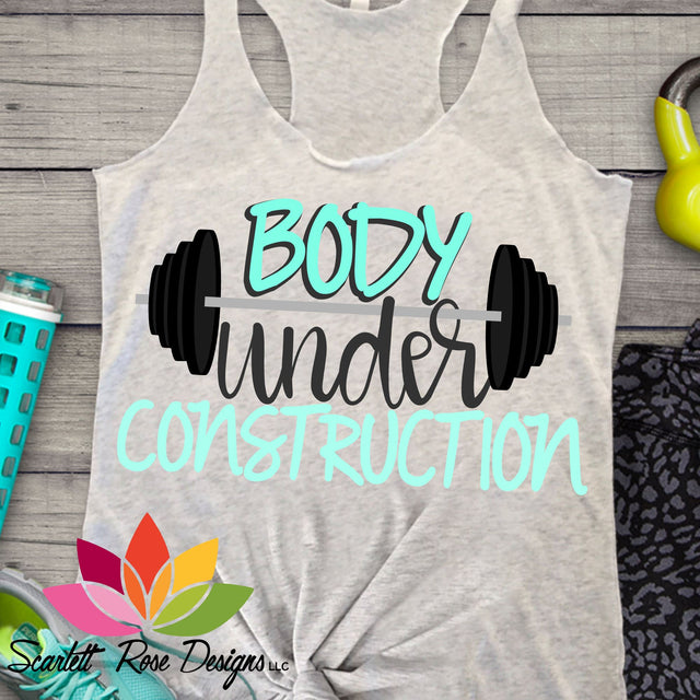 Body Under Construction SVG Scarlett Rose Designs 