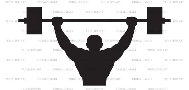 Bodybuilder SVG TribaliumArtSF 