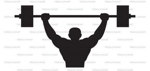 Bodybuilder SVG TribaliumArtSF 