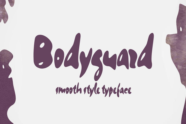 Bodyguard Font BonjourType 