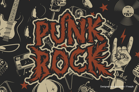 Bogarts Metal Font Dumadistyle 