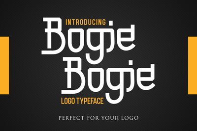 Bogie Bogie - Logo Typeface Font Dumadistyle 