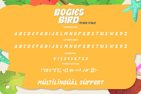 Bogies Bird Font Fallen Graphic Studio 