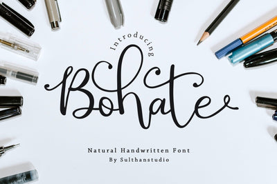 Bohate Font Sulthan studio 