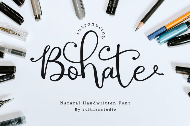 Bohate Font Sulthan studio 