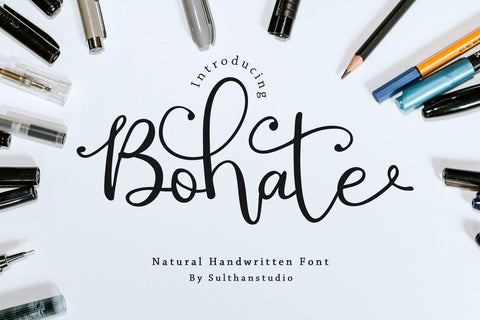 Bohate Font Sulthan studio 