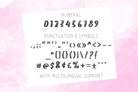 Bohema Duo Font dapiyupi store 